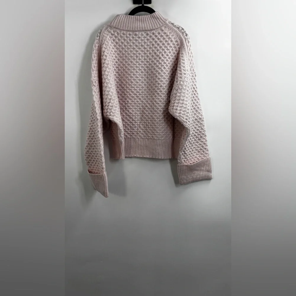 J.Crew Honeycomb mockneck sweater in wool blend - Picture 7 of 7